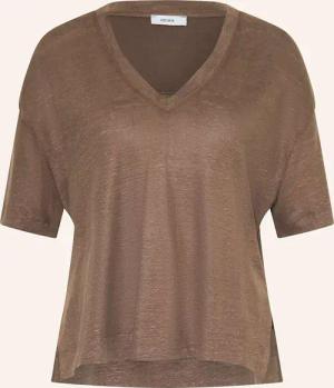 REISS T-Shirt EMBER aus Leinen