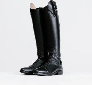 Reistiefel 900 Leder Damen schwarz