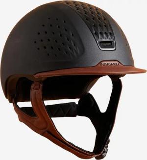 Reithelm 900 braun/schwarz mit Helmtasche