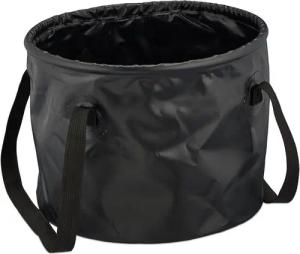relaxdays Falteimer für Camping 15 Lit, (1-tlg), schwarz