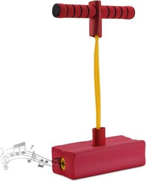 relaxdays Hüpfspielzeug Schaumstoff Pogo Jumper für Kinder, rot