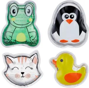 relaxdays Kühlpad Kühlpads Kinder 4er Set