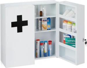 relaxdays Medizinschrank XXL in Weiß