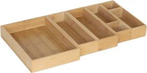 relaxdays Schubladeneinsatz 7-teiliges Schubladen Ordnungssystem