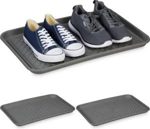 relaxdays Schuhabtropfschale 3er Set Schuhabtropfschale 60 x 40 cm