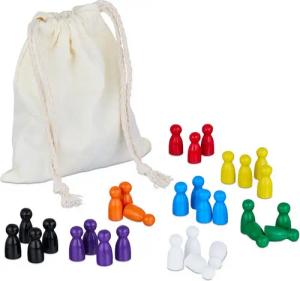 relaxdays Spiel Spielfiguren für Brettspiele 160er Set, Gesellschaftsspiel