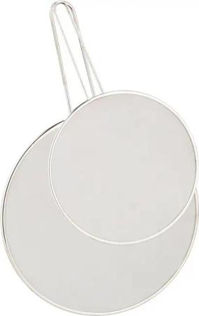 relaxdays Spritzschutzdeckel Spritzschutz für Pfannen im 2er Set