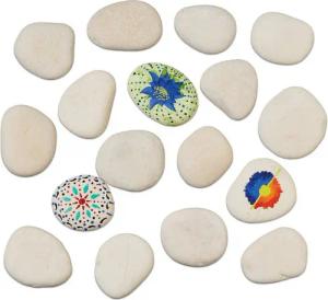 relaxdays Stein Steine zum Bemalen XL 2 kg