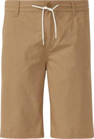Relaxed-Fit-Bermuda mit Minimalmuster und Elastikbund