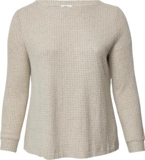 Relaxed Fit Shirt mit langen Ärmeln und U-Bootausschnitt