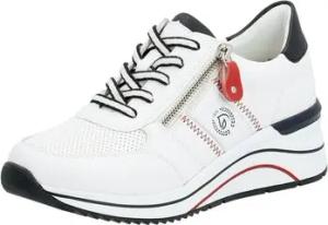 Remonte  Sneaker weiss-pazifik-rosso D0T04-81