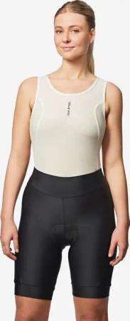 Rennradhose Damen kurz ohne Träger „Discover“ schwarz