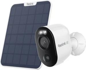 Reolink Überwachungskamera 4K WLAN Argus 3 Ultra mit Solarpanel (Außenbereich, Innenbereich, 8MP Farbnachtsicht,5/2,4 GHz Wifi,Intelligente Erkennung,2-Wege-Audio)