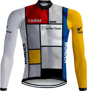 Retro-Radjacke (Fleece) La Vie Claire Mehrfarbig – RedTed