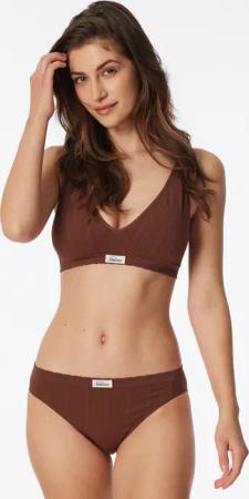 Retro-Slip Ajourée seamless dunkelbraun - Revival Alma 42