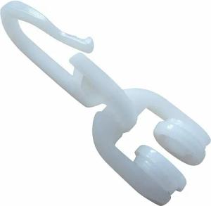 rewagi Gardinenröllchen T - Rollen mit Faltenlegehaken, T Sciene, Gardinenzubehör, Gardinen T Schiene, (50-St), Verkaufseinheit 25,50,75,100 Stück