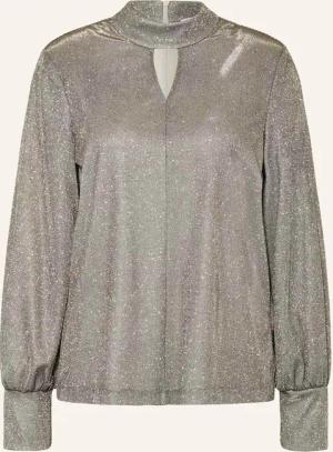 RIANI Blusenshirt mit Glitzergarn und Cut-out