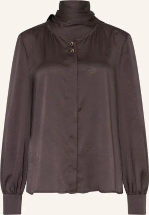 RIANI Satinbluse mit abnehmbarer Schluppe