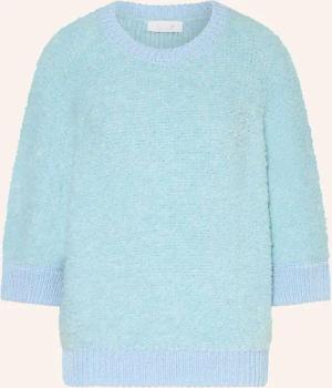 Rich & Royal Bouclé-Pullover mit 3/4-Arm und Glitzergarn