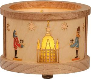 Richard Glaesser Teelichthalter Teelichtlaterne verschiedene Motive Original Seiffen im Erzgebirge, Handwerkskunst aus dem Erzgebirge