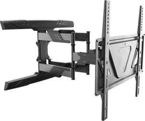 RICOO TV-Wandhalterung TV Wandhalterung Schwenkbar & Neigbar für 32-65 Zoll S9544, (bis 65 Zoll, VESA 200x200 bis 400x400, 1-tlg., 45Kg Aufnahme, 32" bis 65" (81-165 cm) Bildschirm Diagonale, bis +15°/-7 Neigung, bis 120° Schwenkung +/-3° Drehung Monitor 