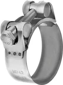 Riegler Gelenkbolzenschelle, Edelstahl 1.4301 (W4), 40 - 43 mm, 20 mm