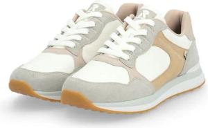 Rieker 42508-81 (Glattleder) weiss/beige Damen Sneaker