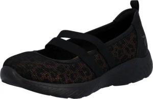 Rieker Ballerina Slipper, Schlupfschuh mit Stretchbänder