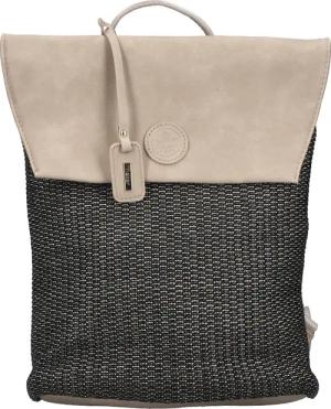 Rieker Cityrucksack Damen Freizeitrucksack mit kontrastfarbigem Überschlag