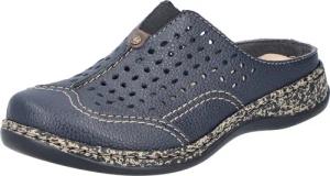 Rieker Clog Schlupfschuh, Hausschuh, Sommerschuh mit Perforation