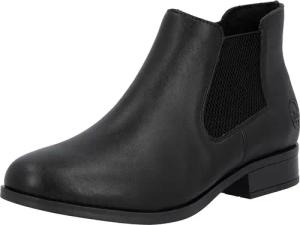 Rieker Damen Chelsea Boot Stiefelette Stiefel 77050-00 schwarz