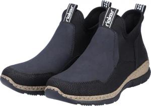 Rieker Damen Chelsea Boot Stiefelette Stiefel N3275-00 schwarz