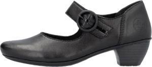 Rieker Damen Halbschuh Schuhe 41756-00 schwarz