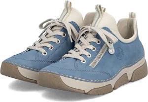 Rieker Damen Halbschuh Slipper Schuhe 45973-14 Blau