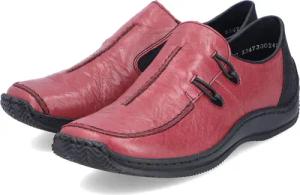 Rieker Damen Halbschuh Slipper Schuhe L1751-35 Red Combo