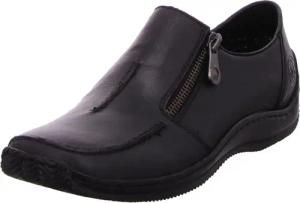 Rieker Damen Halbschuh Slipper Schuhe L1780-00 schwarz