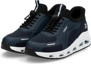 Rieker Damen Sneaker Low  Sneaker vegan Ready2GO N5257-14 Blau