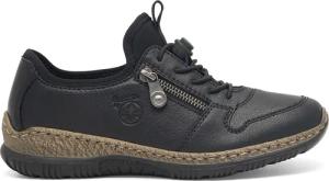 Rieker Halbschuhe N32G0-00 Schwarz