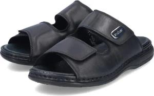 Rieker Herren Pantolette Slipper Hausschuh Pantoffeln weit 25590-00 schwarz