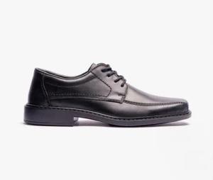 Rieker Herren Schnürschuhe  Halbschuhe Leder Komfort B0812-00 Black