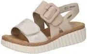 Rieker Keilsandale Damen beige