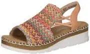 Rieker Keilsandale Damen orange