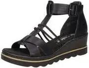 Rieker Keilsandale Damen schwarz