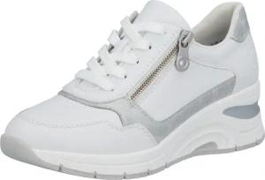 Rieker Keilsneaker Halbschuh, Freizeitschuh, Schnürschuh in schmaler Form