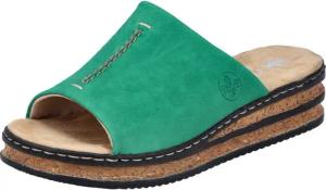 Rieker Pantolette Keilabsatz, Sommerschuh, modische Keilsohle