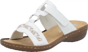 Rieker Pantolette, Keilabsatz, Sommerschuh, Schlappen in sommerlicher Optik