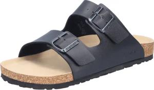 Rieker Pantolette Sommerschuh, Schlappen, Hausschuh, mit zwei Schnallenverschlüssen