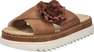 Rieker Pantolette Sommerschuh, Strandschuh, Urlaubschuh mit praktischem Klettverschluss