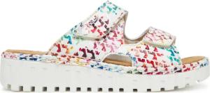 Rieker Pantoletten V1392-90 Weiß