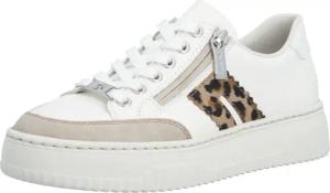 Rieker Plateausneaker Halbschuh, Schnürschuh, Casual-Sneaker mit leo-Besatz